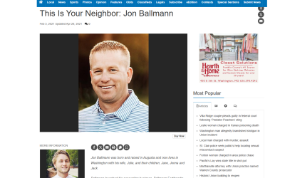 Your Neightbor: Jon Ballmann